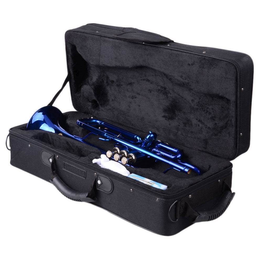 Ozici Brass B Flat Trumpet Gloves Set Blue