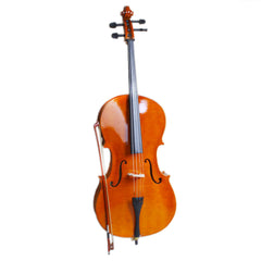 Ozici 4/4 Wood Cello Bag Bow Rosin Bridge Natural