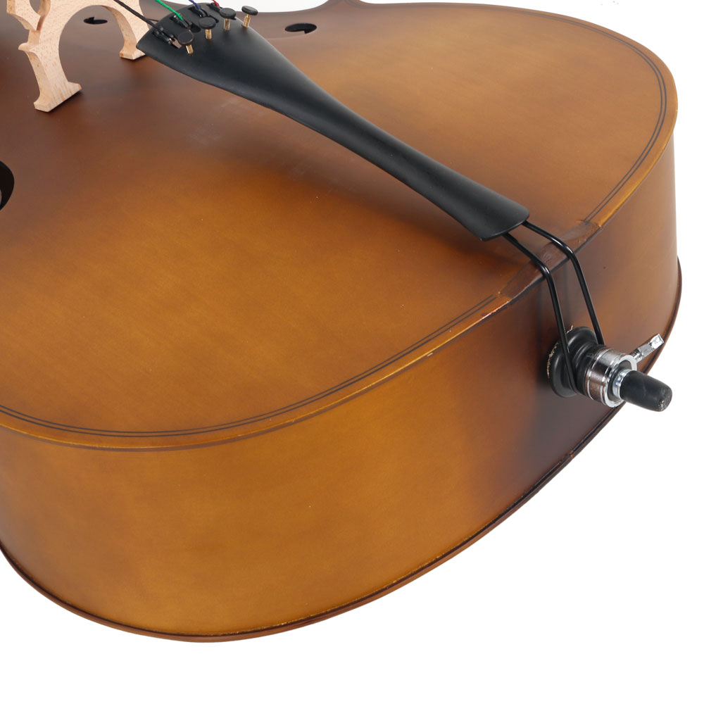 Ozici 4/4 Acoustic Cello Case Bow Rosin Wood