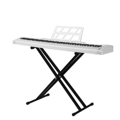 Ozici GPP-105 88 Key Full Size Semi-Weighted Standard Keyboards Digital Piano with Dual-tube X-Shape Stand, MIDI Bluetooth, Headphone