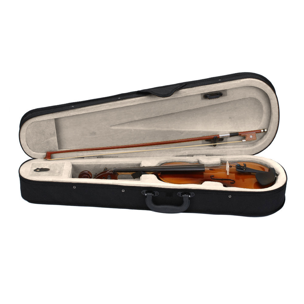 Ozici 1/2 Acoustic Violin Case Bow Rosin Natural