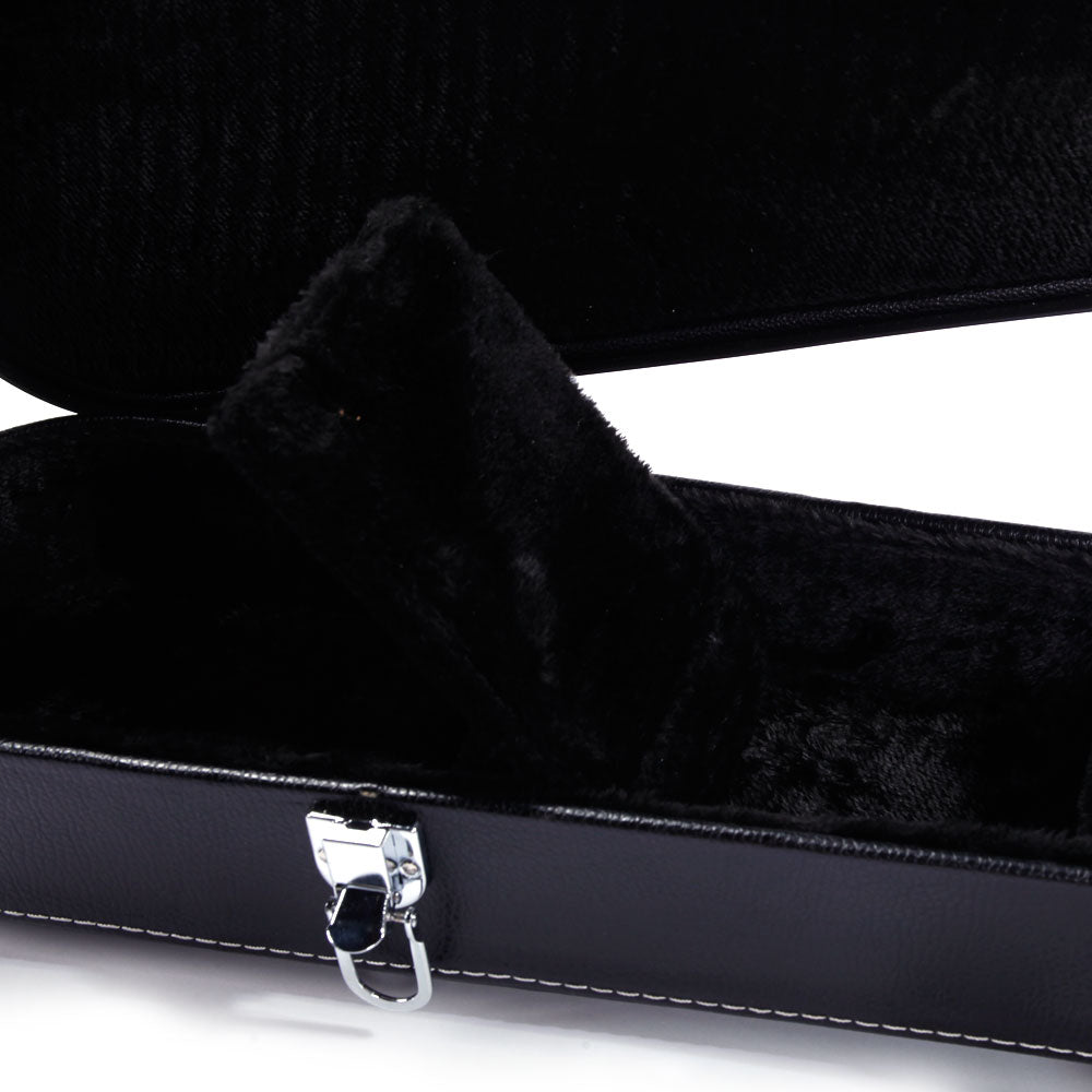 Ozici High Grade Electric Guitar Hard Case for GLP Style Electric Guitar Microgroove Bulge Surface Black