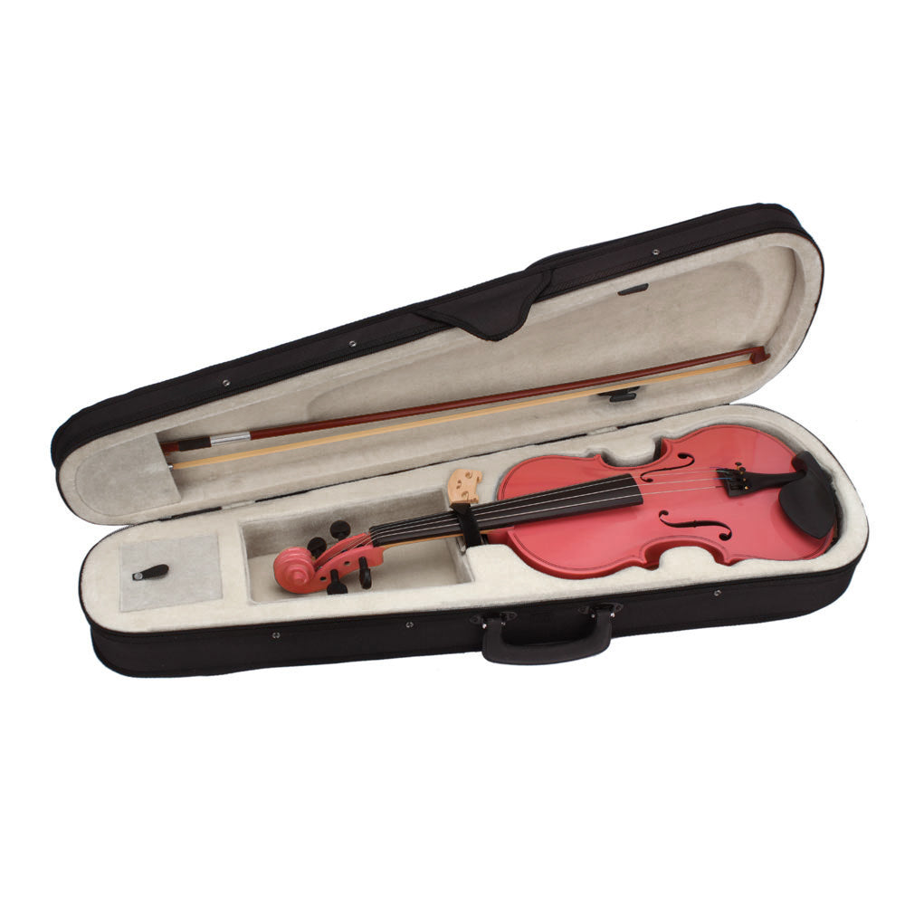 Ozici 3/4 Acoustic Violin Case Bow Rosin - Pink