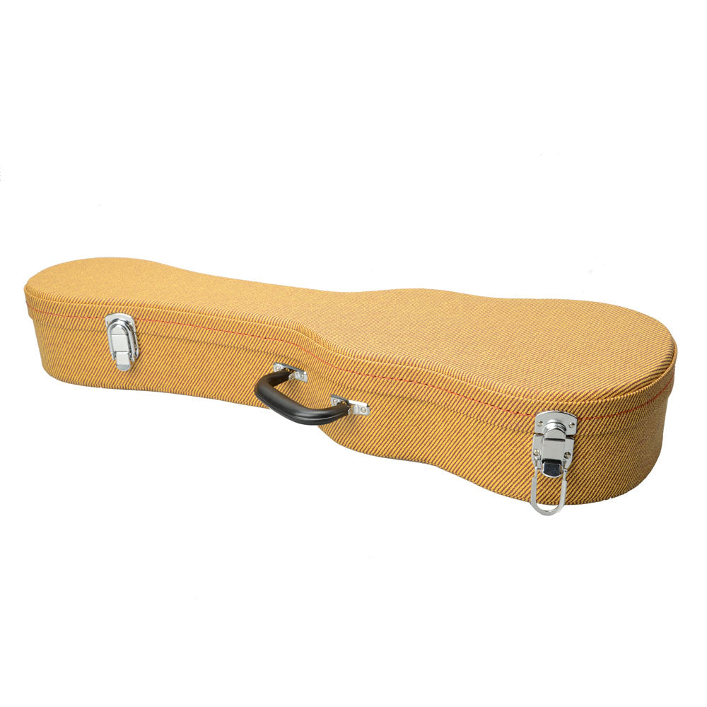 Ozici 26" Top Grade Tenor Leather Ukulele Case -Yellow