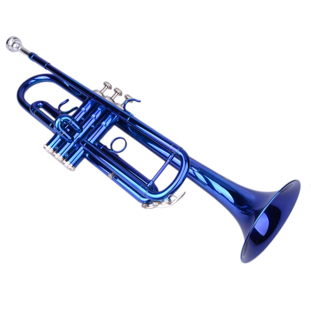 Ozici Brass B Flat Trumpet Gloves Set Blue