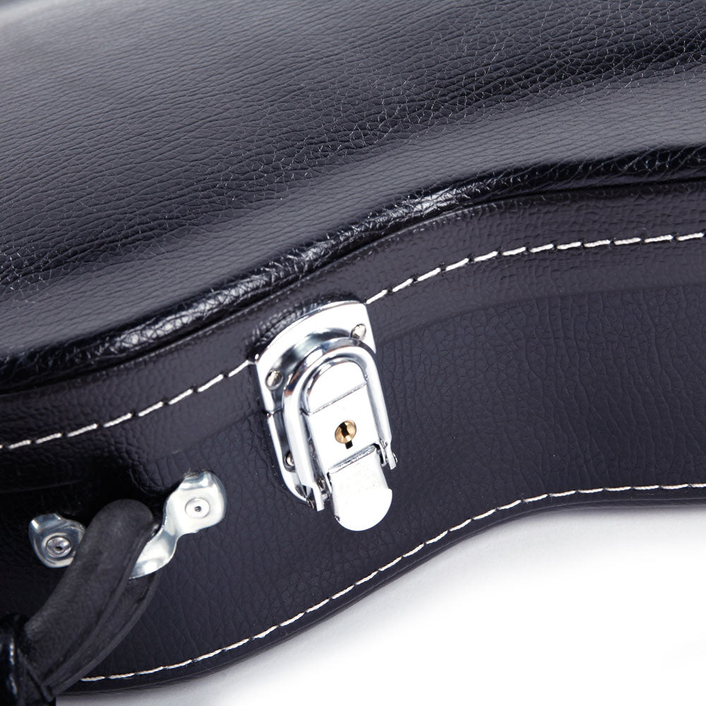 Ozici High Grade Electric Guitar Hard Case for GLP Style Electric Guitar Microgroove Bulge Surface Black
