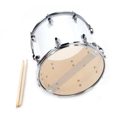 Ozici 14 x10 inches Marching Drum Drumsticks Key Strap White