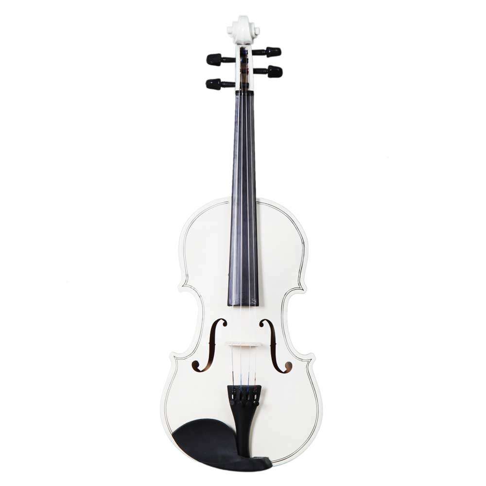 Ozici  4/4 Acoustic Violin Case Bow Rosin - White