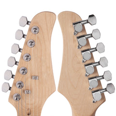 Ozici Rosewood Fingerboard Electric Guitar Black - White