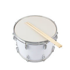 Ozici 14 x10 inches Marching Drum Drumsticks Key Strap White