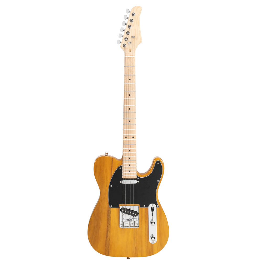 Ozici Maple Fingerboard GTL Electric Guitar SS Pickup Transparent Yellow