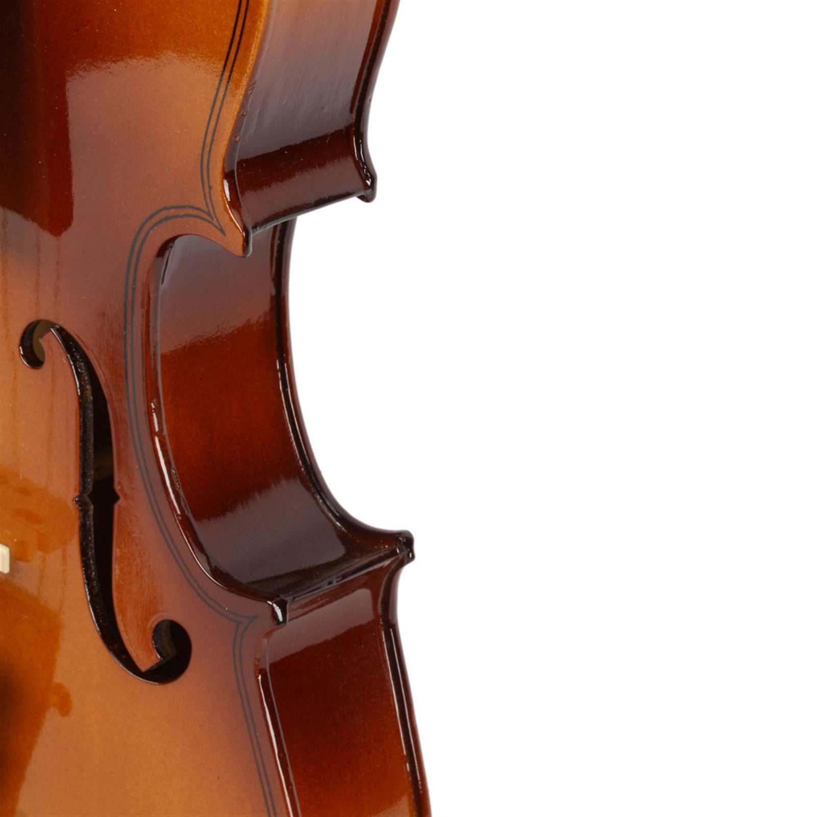 Ozici 3/4 Acoustic Violin Case Bow Rosin Natural