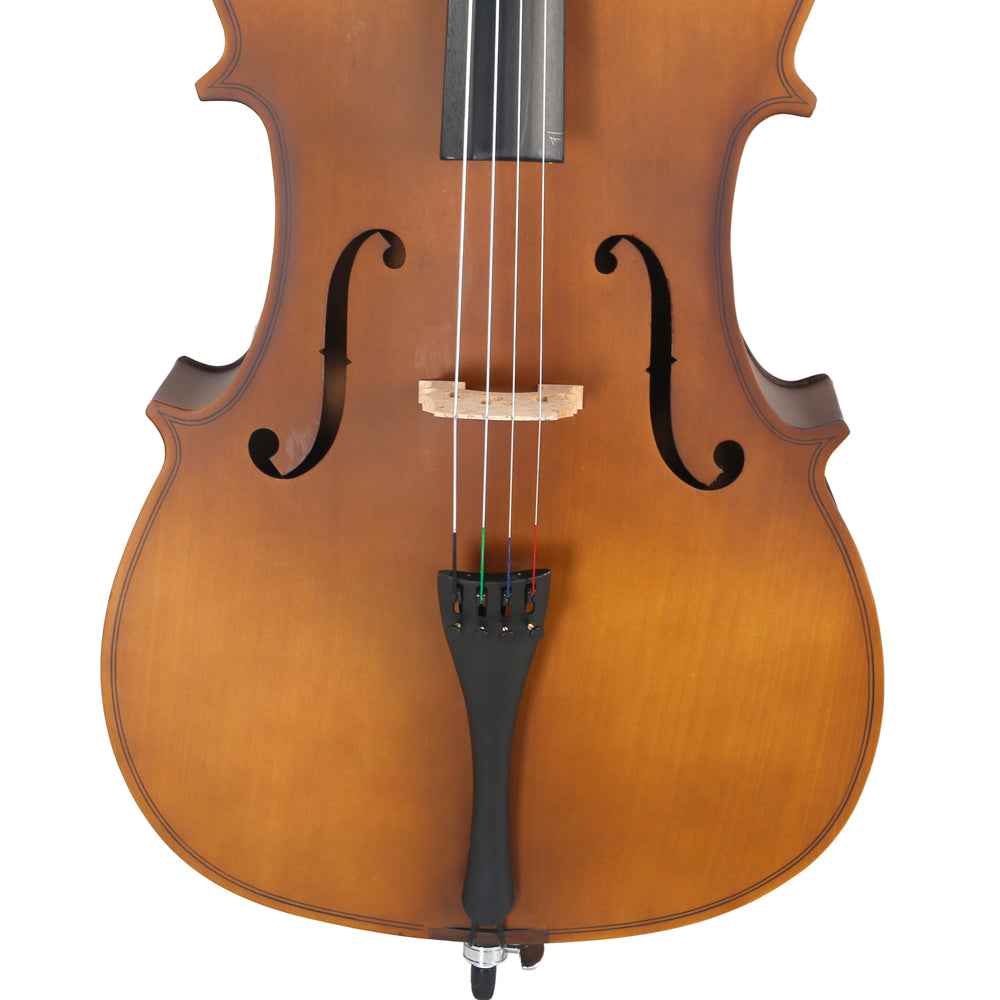 Ozici 4/4 Acoustic Cello Case Bow Rosin Wood