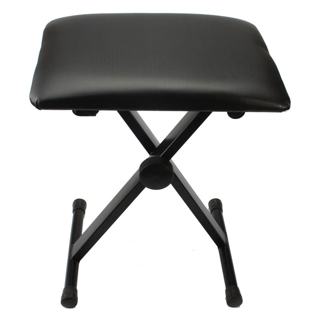 Ozici Adjustable Folding Piano Bench Stool Seat Black