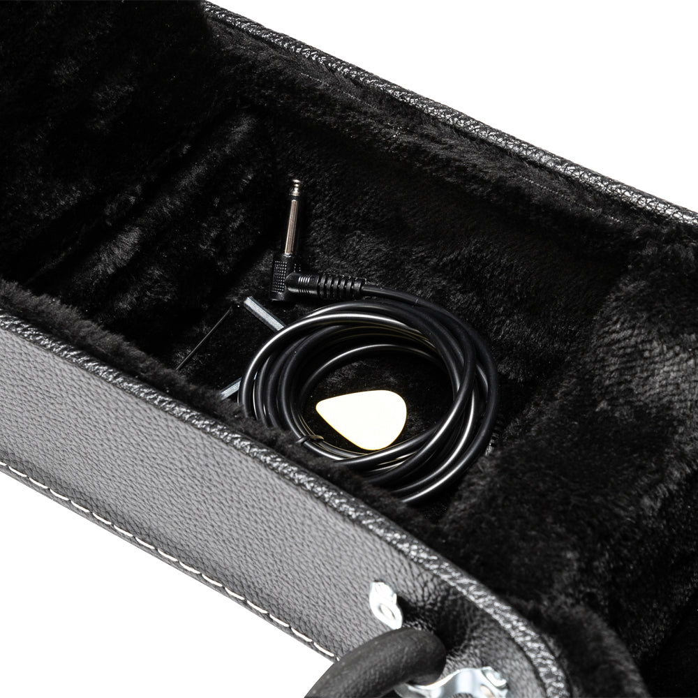 Ozici High-End Fine-Grain PU Leather Hard Case for 335 Style Semi-Hollow & Hollowbody Electric Guitar