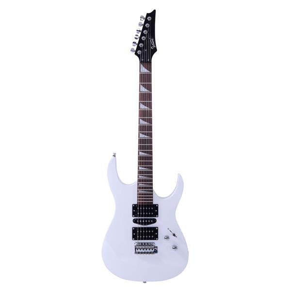 Ukscs 170 Model With 20W Electric Guitar Pickup Hsh Pickup Guitar   Stereo   Bag   Harness   Picks   Rocker   Connector     Wrench Tool White