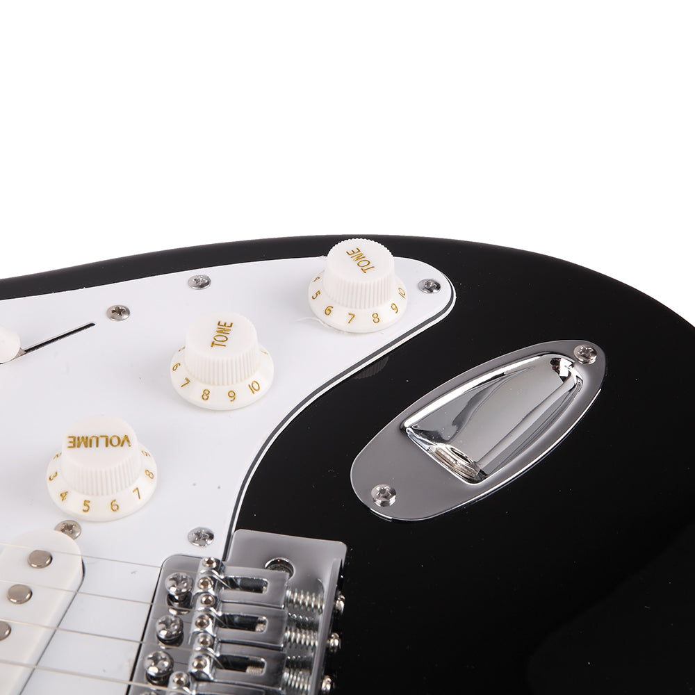 Ozici Rosewood Fingerboard Electric Guitar Black - White