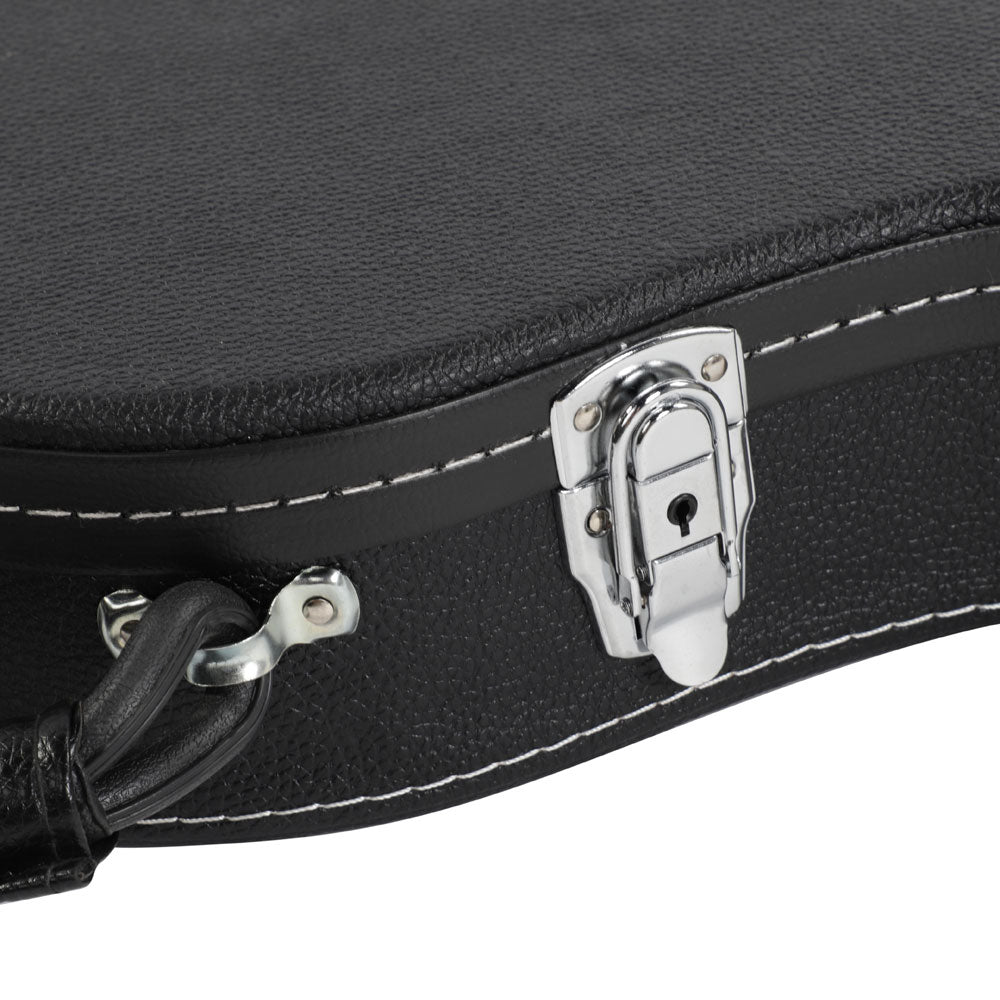 Ozici ST High Grade Electric Guitar Hard Case Microgroove Flat Surface Straight Flange Black
