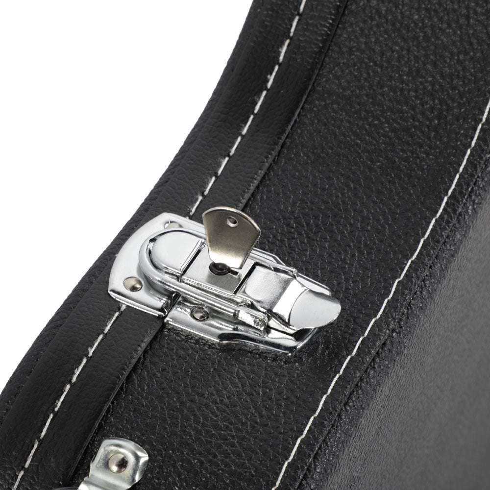 Ozici ST High Grade Electric Guitar Hard Case Microgroove Flat Surface Straight Flange Black