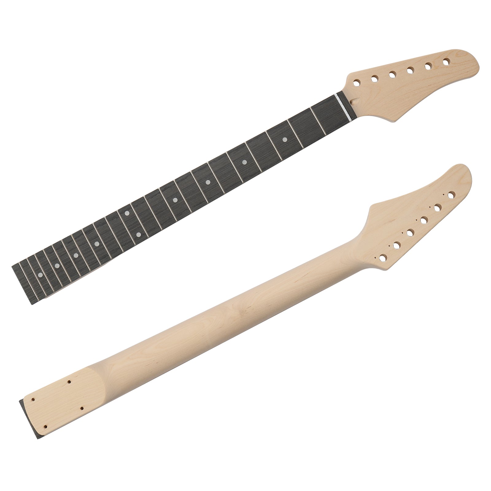 Ozici DIY 6 String ST Style Electric Guitar Kits with Mahogany Body, Maple Neck and Accessories