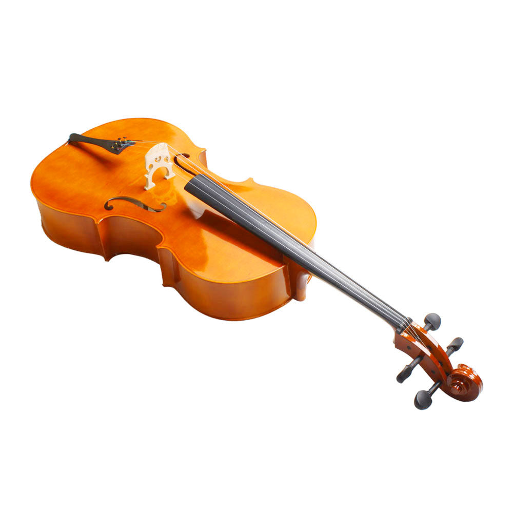 Ozici 4/4 Wood Cello Bag Bow Rosin Bridge Natural