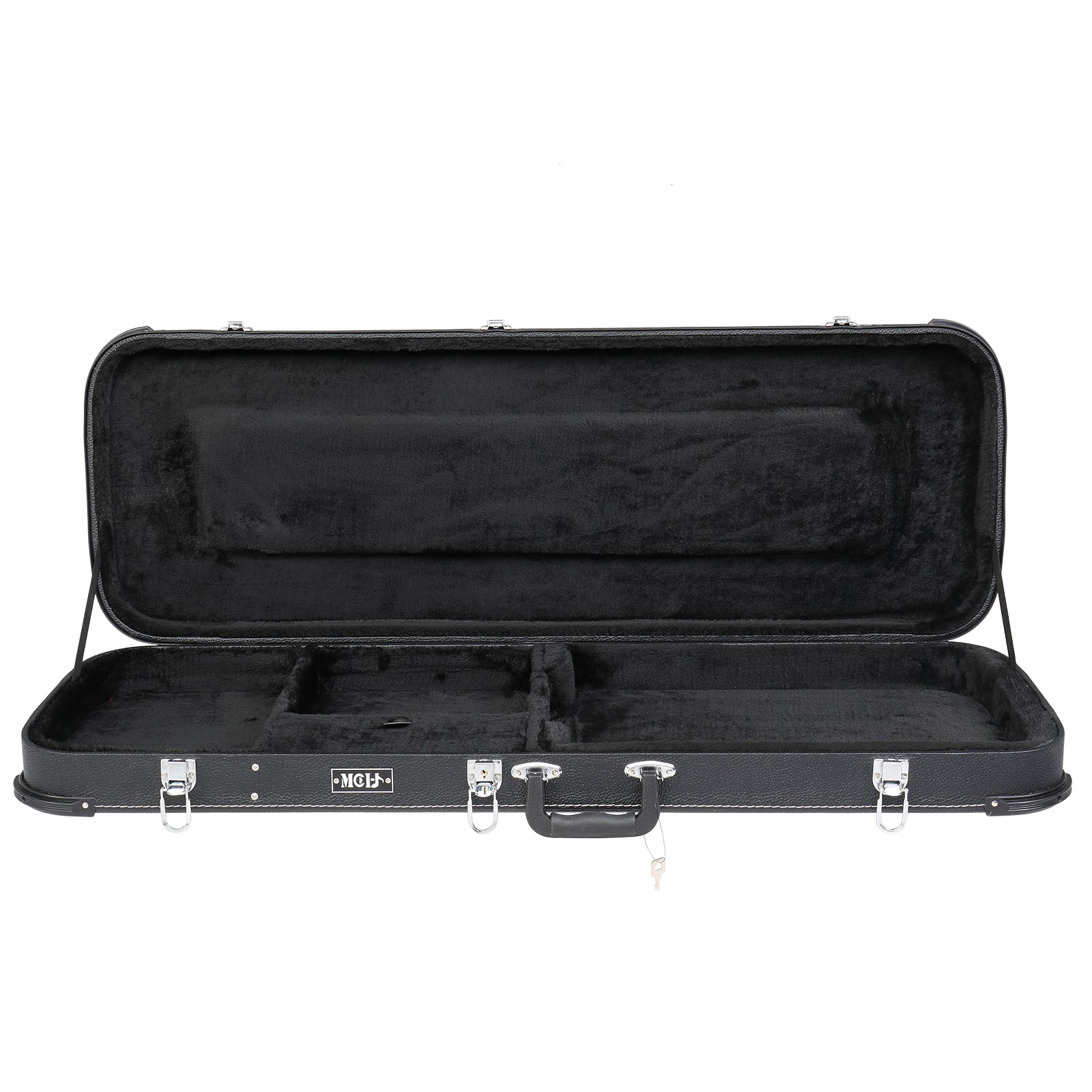 Ozici Electric Guitar Square Hard Case with Protective Sleeve Fits ST TL Burning fire 170 Style Electric Guitar