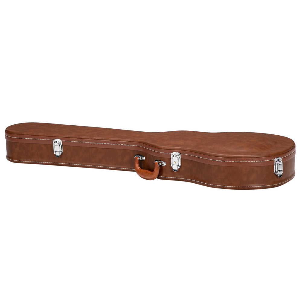Ozici Hard-Shell Electric Guitar Case for GLP Style Electric Guitar Bulge Surface - Brown