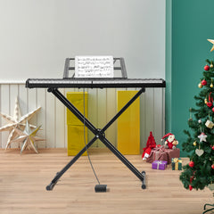 Ozici GEP-204 61Key Folding Piano Semi-Weighted Standard Keyboards Digital Piano with Bluetooth, Handbag