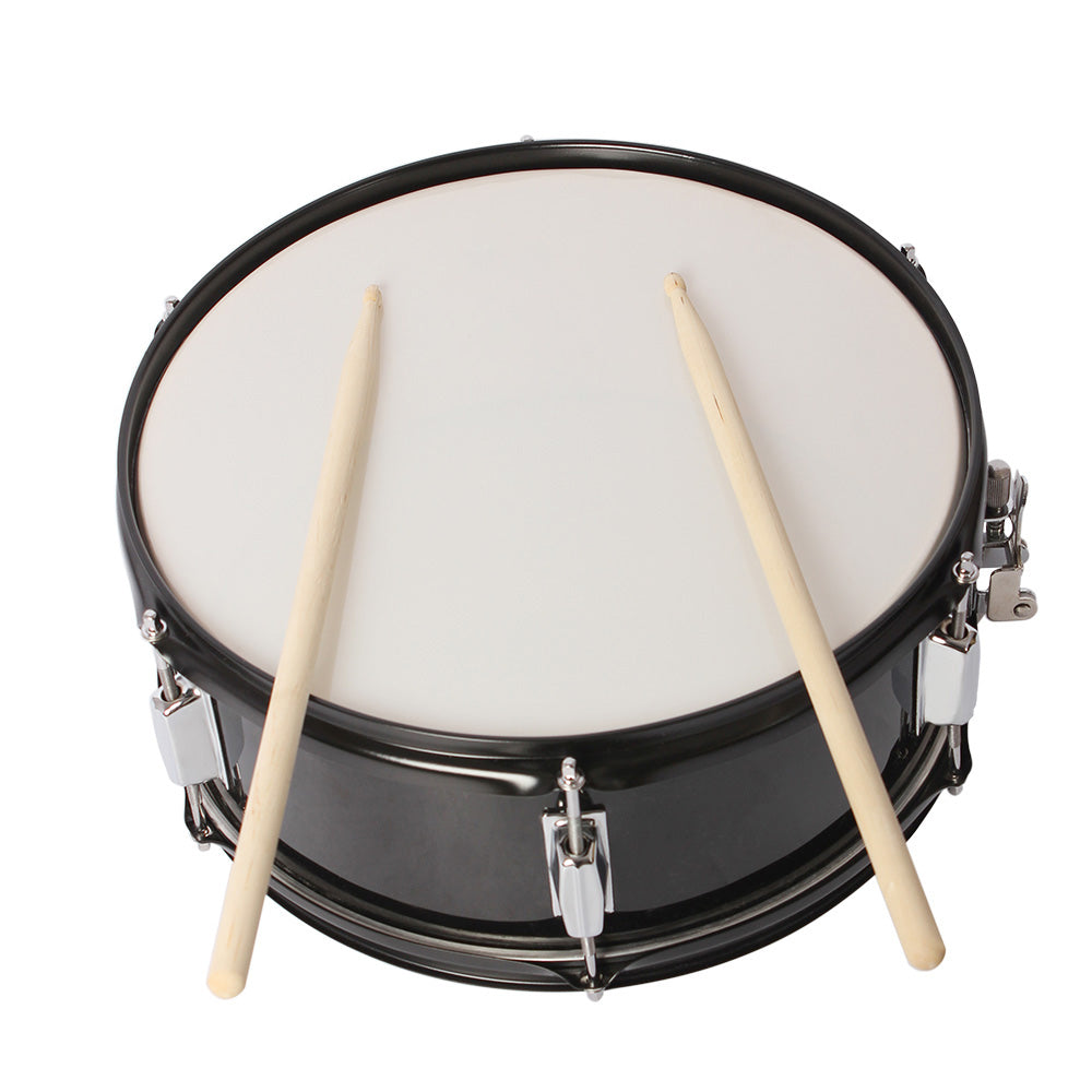Ozici 14 x 5.5 inches Professional Marching Snare Drum & Drum Stick & Strap & Wrench Kit Black
