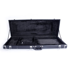 Ozici ST High Grade Electric Guitar Square Hard Case Microgroove Flat - Black