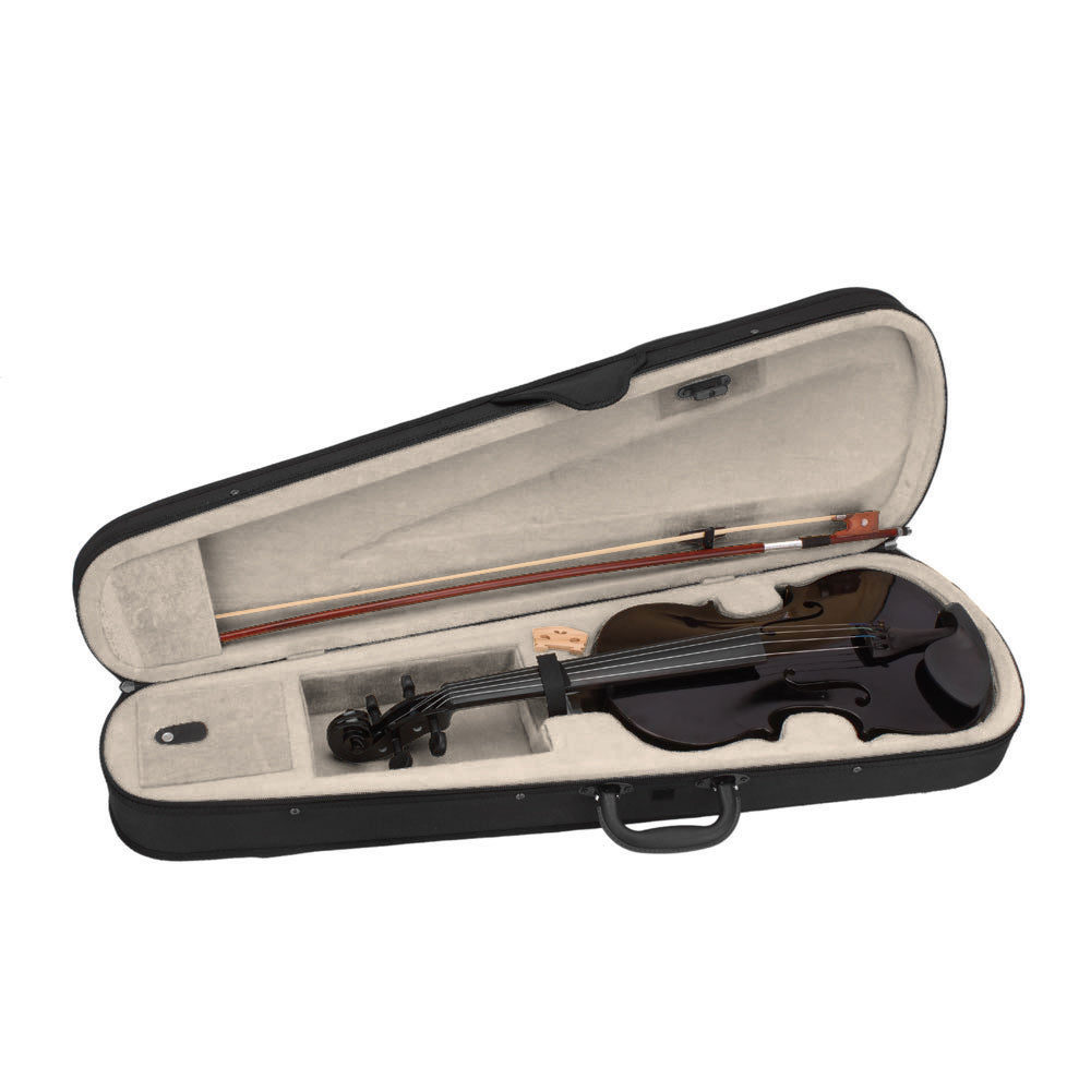 Ozici 4/4 Acoustic Violin Case Bow Rosin Black