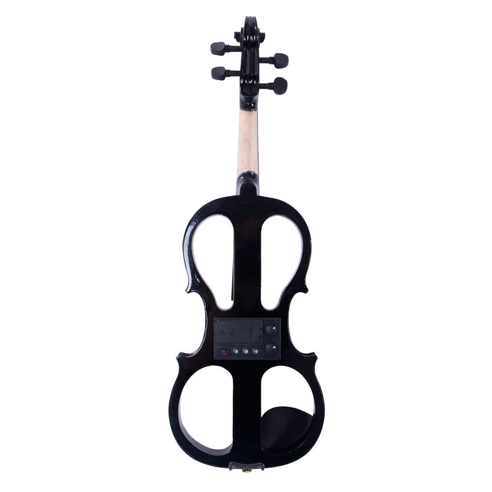 Ozici 4/4 Electric Silent Violin Case Bow Rosin Headphone Connecting