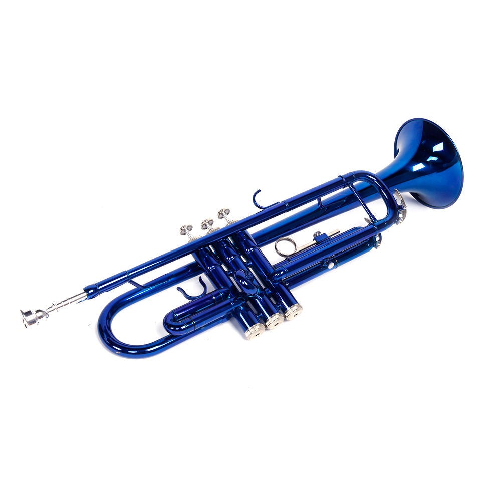 Ozici Brass B Flat Trumpet Gloves Set Blue