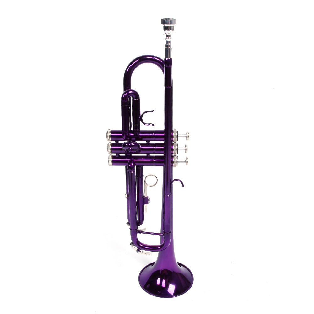 Ozici Brass B Flat Trumpet Violet