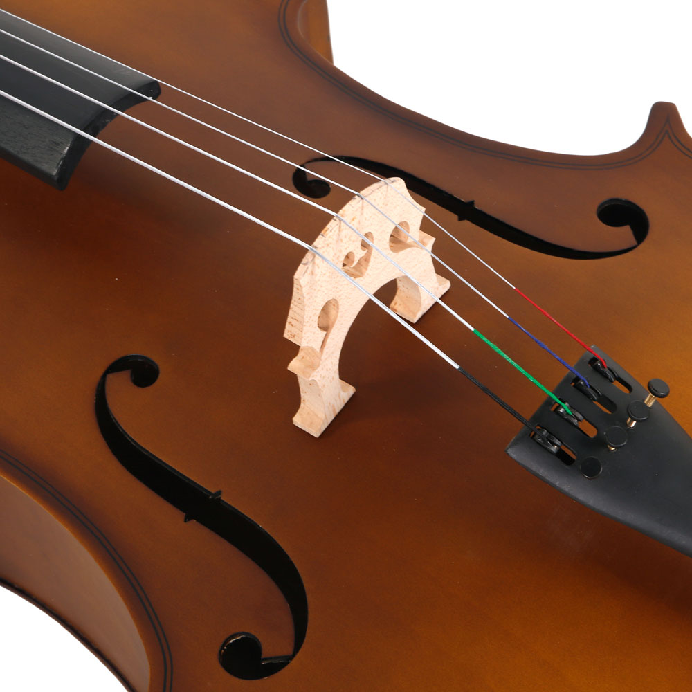 Ozici 4/4 Acoustic Cello Case Bow Rosin Wood