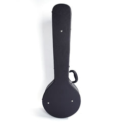 Ozici 5-String 6-String Microgroove Pattern Leather Wood Banjos Case - Black