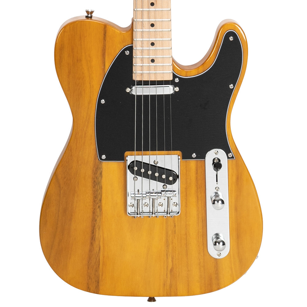 Ozici Maple Fingerboard GTL Electric Guitar SS Pickup Transparent Yellow