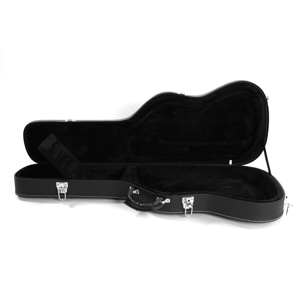 Ozici ST High Grade Electric Guitar Hard Case Microgroove Flat Surface Straight Flange Black