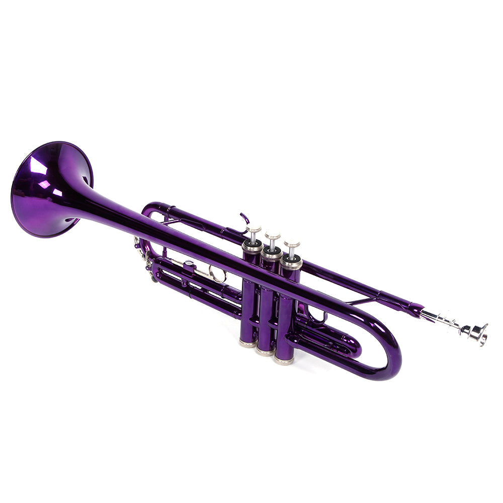 Ozici Brass B Flat Trumpet Violet