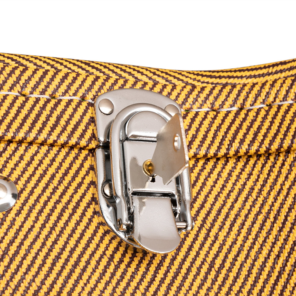 Ozici Hard-Shell Electric Guitar Case for GLP Style Electric Guitar Bulge Surface -Yellow