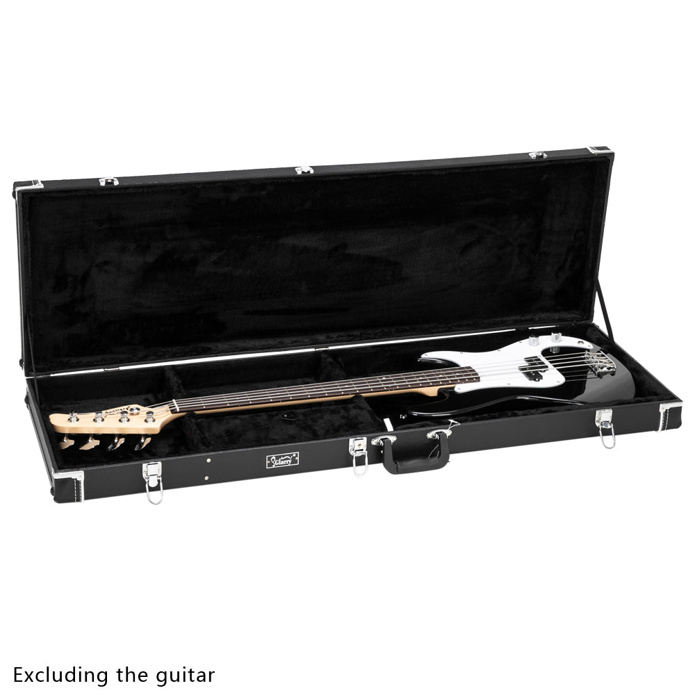 Ozici High Grade Electric Guitar Square Hard Case Flat Black