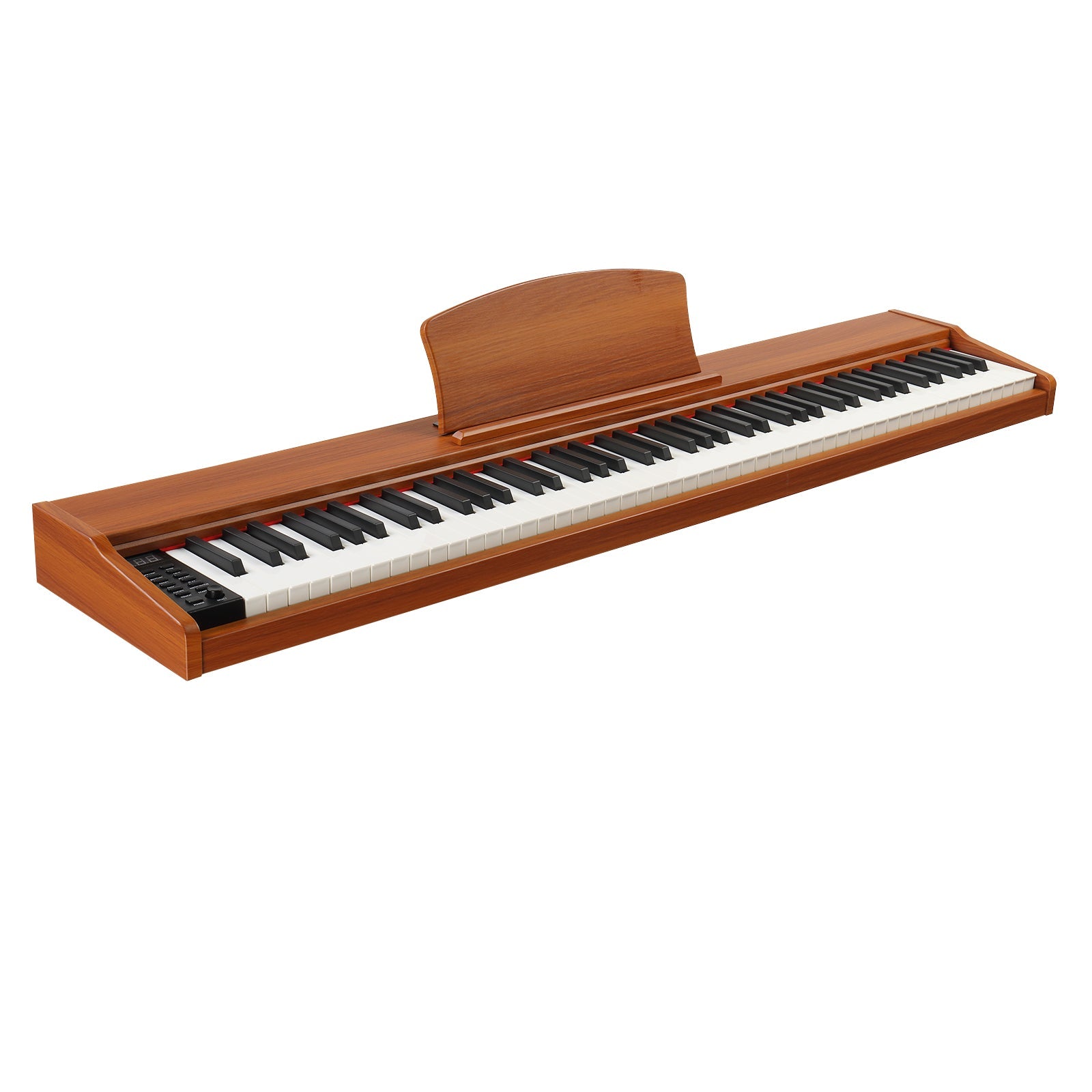 Ozici 88 Key Full Size Semi-Weighted Standard Keyboards Wooden Digital Piano With MIDI Bluetooth, Triple Pedals，Headphone and other accessories