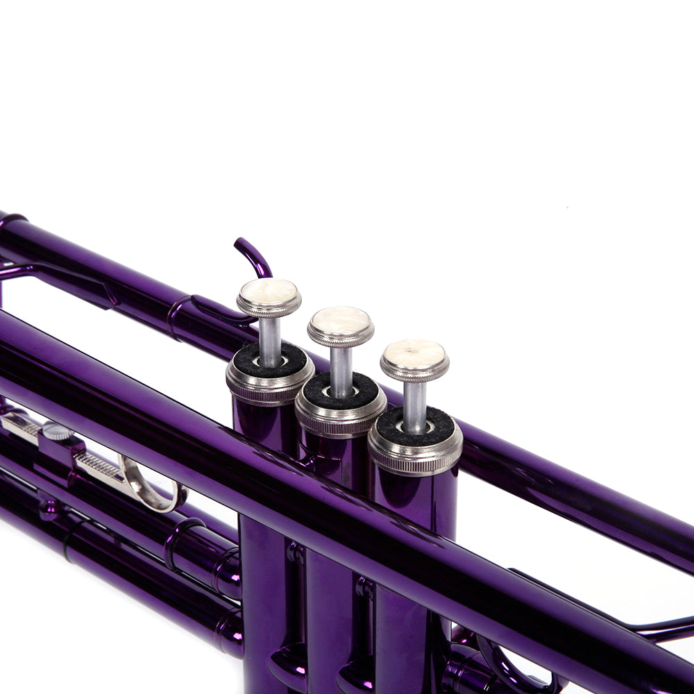 Ozici Brass B Flat Trumpet Violet