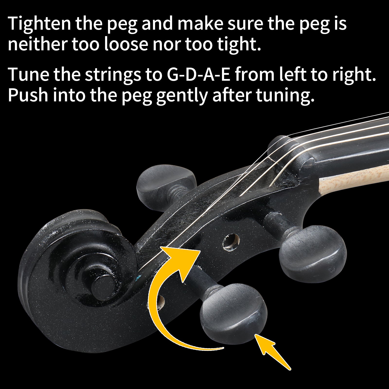 Ozici Full Size 4/4 Violin Set for Adults Beginners Students with Hard Case,Violin Bow,Shoulder Rest,Rosin,Extra Strings and Sordine