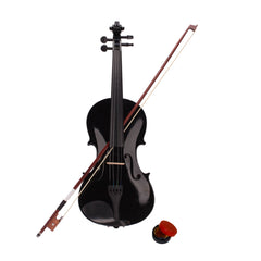 Ozici 4/4 Acoustic Violin Case Bow Rosin Black