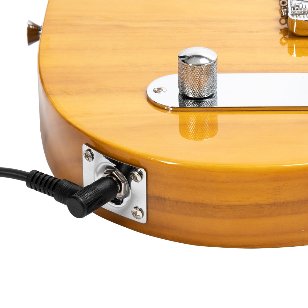 Ozici Maple Fingerboard GTL Electric Guitar SS Pickup Transparent Yellow