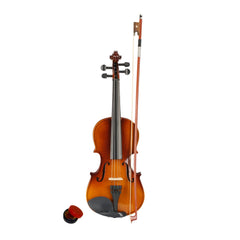Ozici 3/4 Acoustic Violin Case Bow Rosin Natural