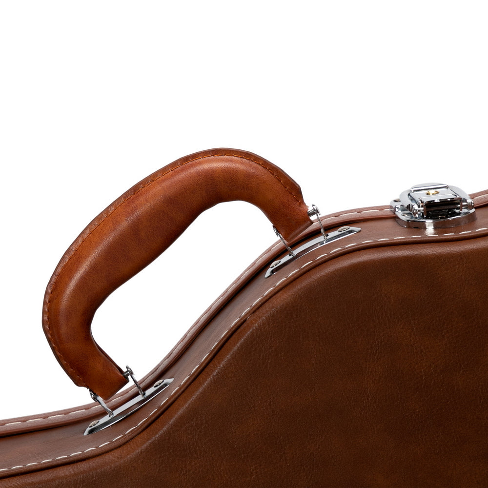 Ozici Hard-Shell Electric Guitar Case for GLP Style Electric Guitar Bulge Surface - Brown