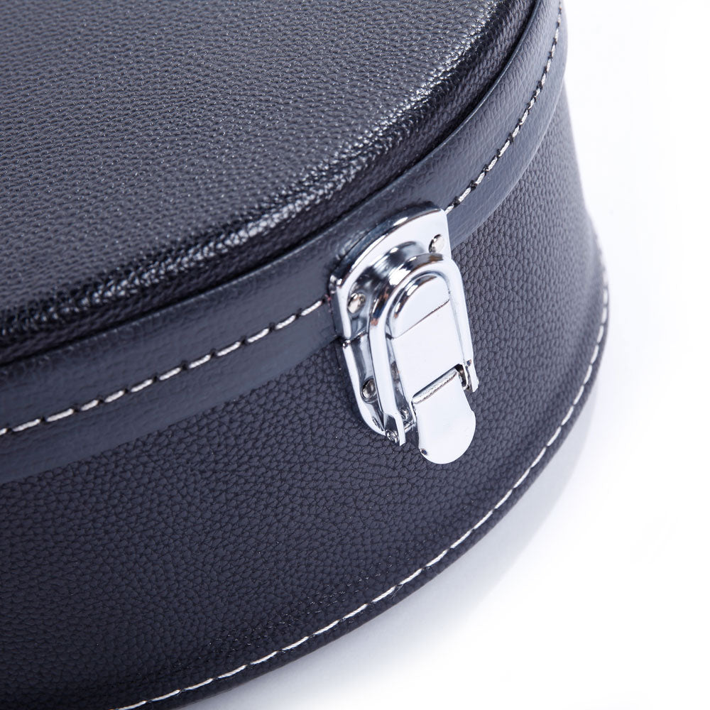 Ozici Full Size 4/4 Bunnel Edge Electric Silent Violin with Case Bow Rosin Headphone Connecting Line Black