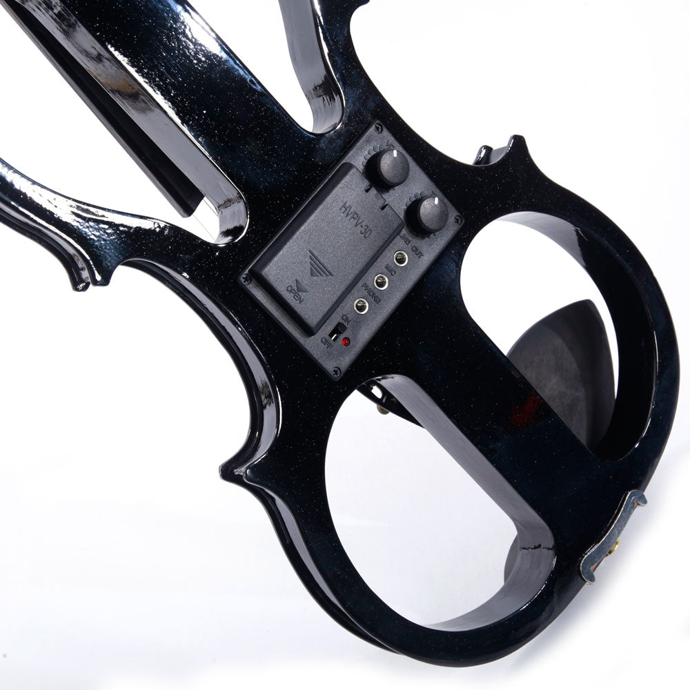 Ozici 4/4 Electric Silent Violin Case Bow Rosin Headphone Connecting